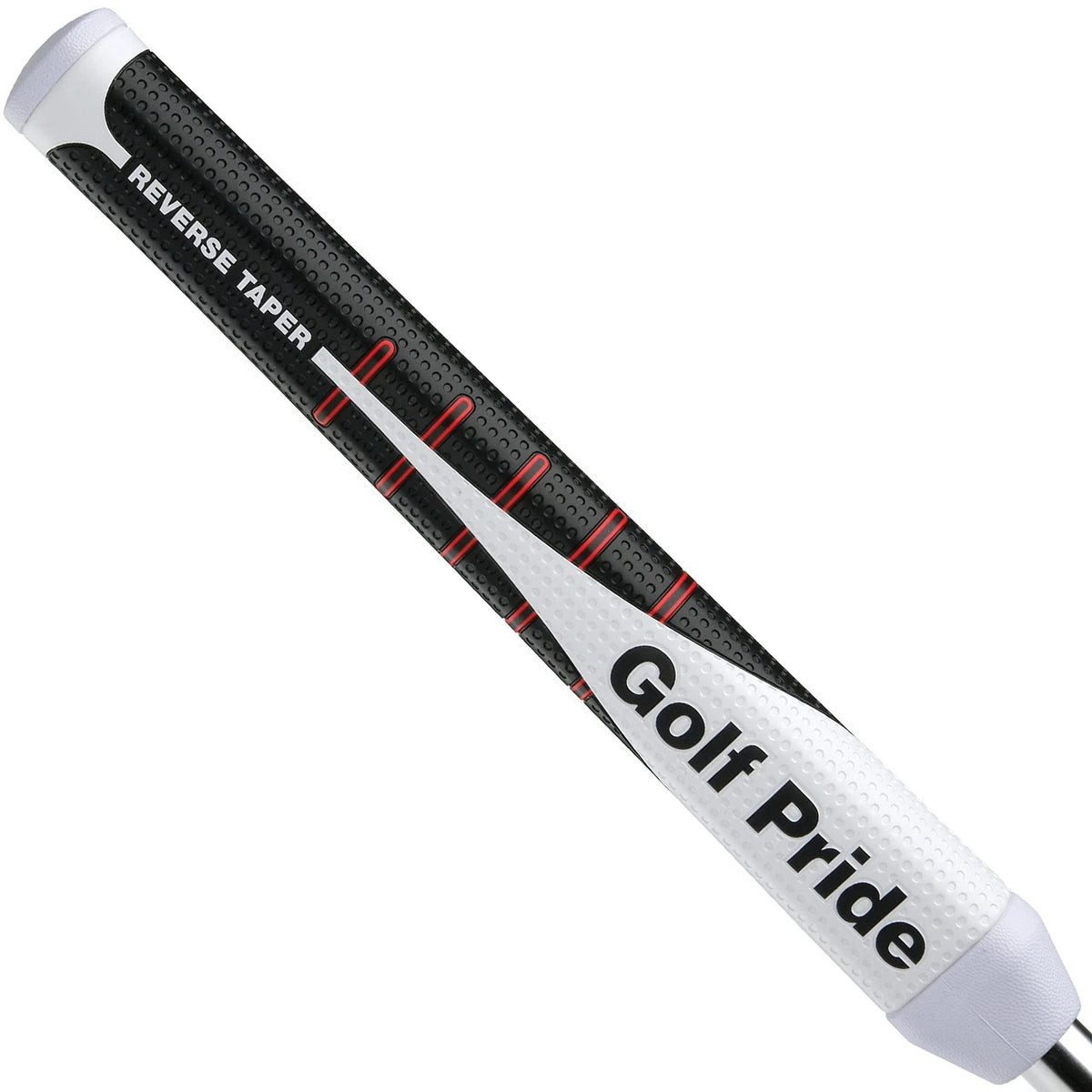 Golf Pride Reverse Taper Putter Grip Round Medium - White/Black