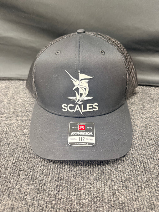 Scales Offshore Club Hat - Black/Black