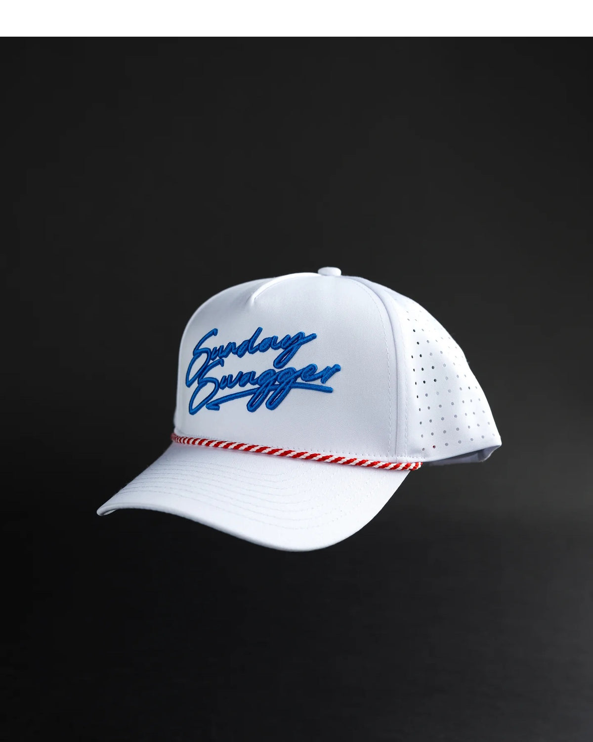 Sunday Swagger USA Snapback Hat - White