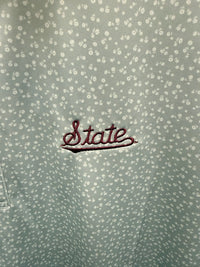 Columbia Mississippi State Rose Tee Men's Polo - Gray