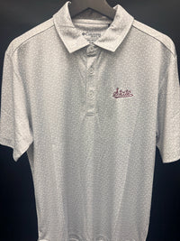 Columbia Mississippi State Rose Tee Men's Polo - Gray