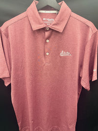 Columbia Mississippi State Sand Tee Men's Polo - Maroon