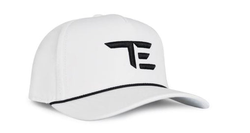 Tour Edge Imperial TE Logo Performance Rope Hat - White