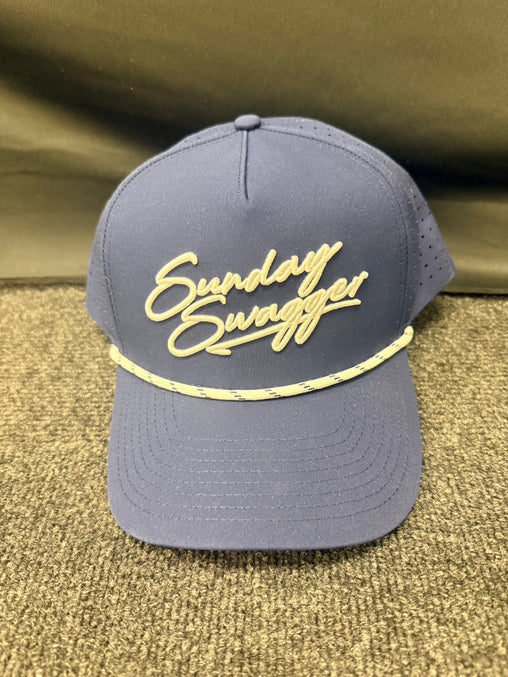Sunday Swagger Vacationer Snapback Hat - Navy