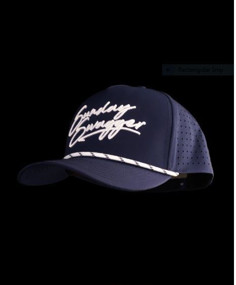 Sunday Swagger Vacationer Snapback Hat - Navy