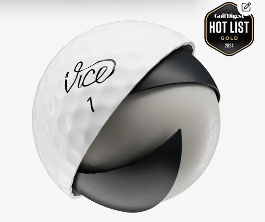 Vice Pro Golf Balls - 3pk - White