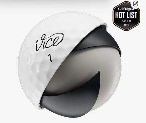 Vice Pro Golf Balls - 3pk - White