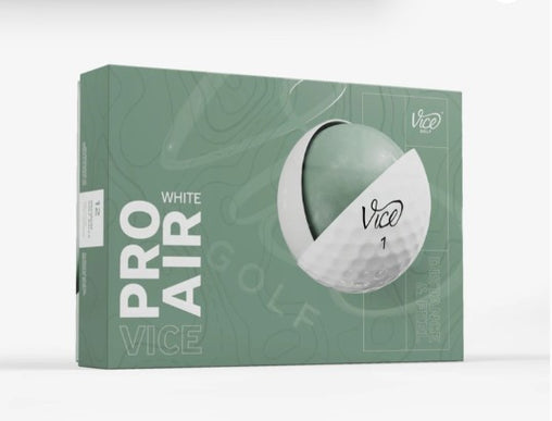 Vice Pro Air Golf Balls - White - 1 Dozen