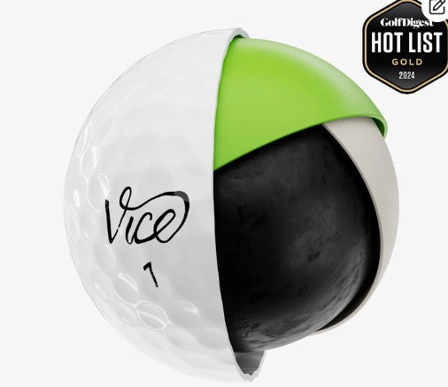 Vice Pro Plus Golf Balls - White - 3pk