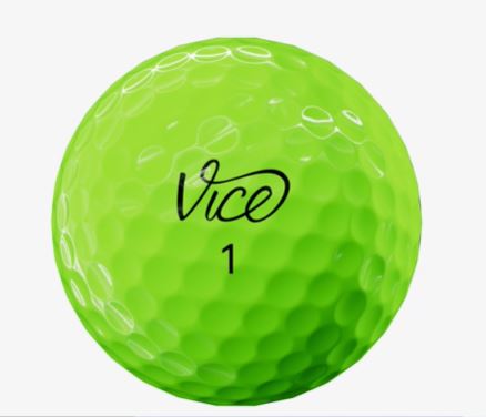 Vice Pro Golf Balls - Neon Lime - 3pk