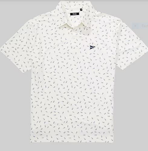 Breezy The Yacht Party Men's Polo - White